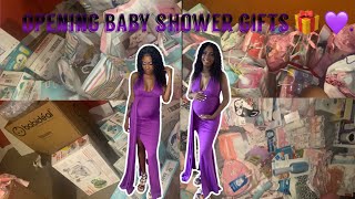 Opening baby shower gifts 🎁 | Ashanti Regina