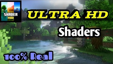 How to add Realistic Shaders in Minecraft & Crafting and building etc games
