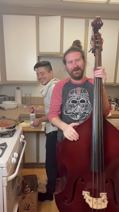 L-O-V-E bloopers with @StefanoLangone #bassy #jazz #love