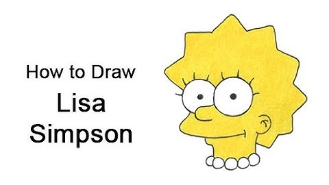 How to Draw Lisa Simpson