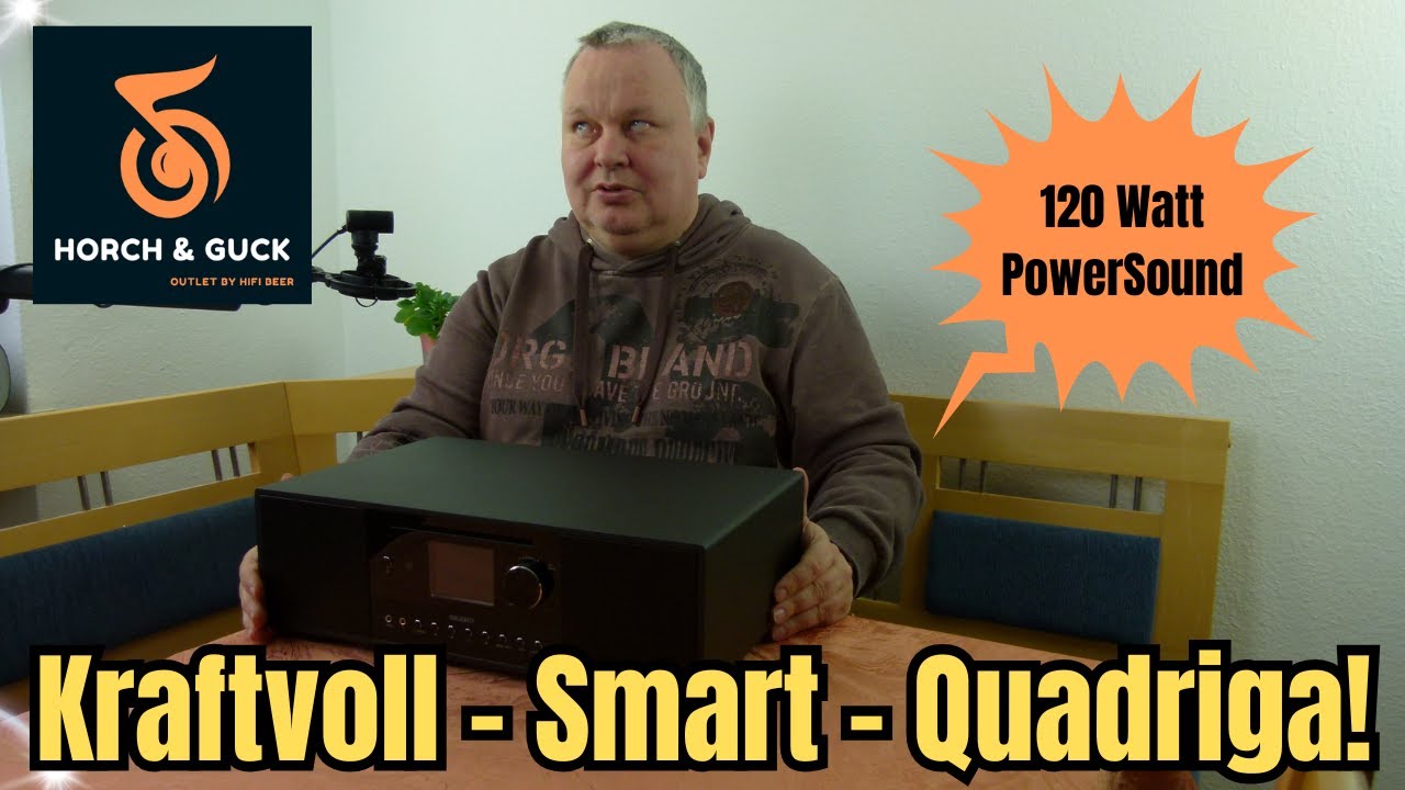 Internetradio Quadriga - All-in-One Musiksystem 🎶 DAB+, CD, Bluetooth & Subwoofer zum Outlet-Preis ✅