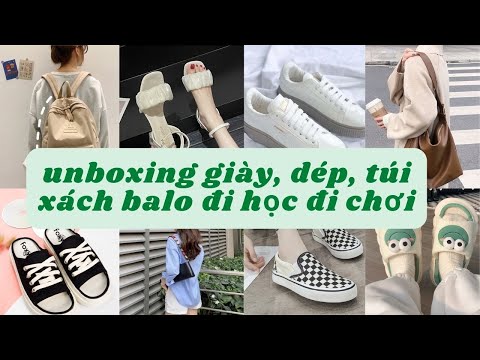 Video [Shopee hual ] Tổng hợp tiktol unboxing giày , dép,... - youtube