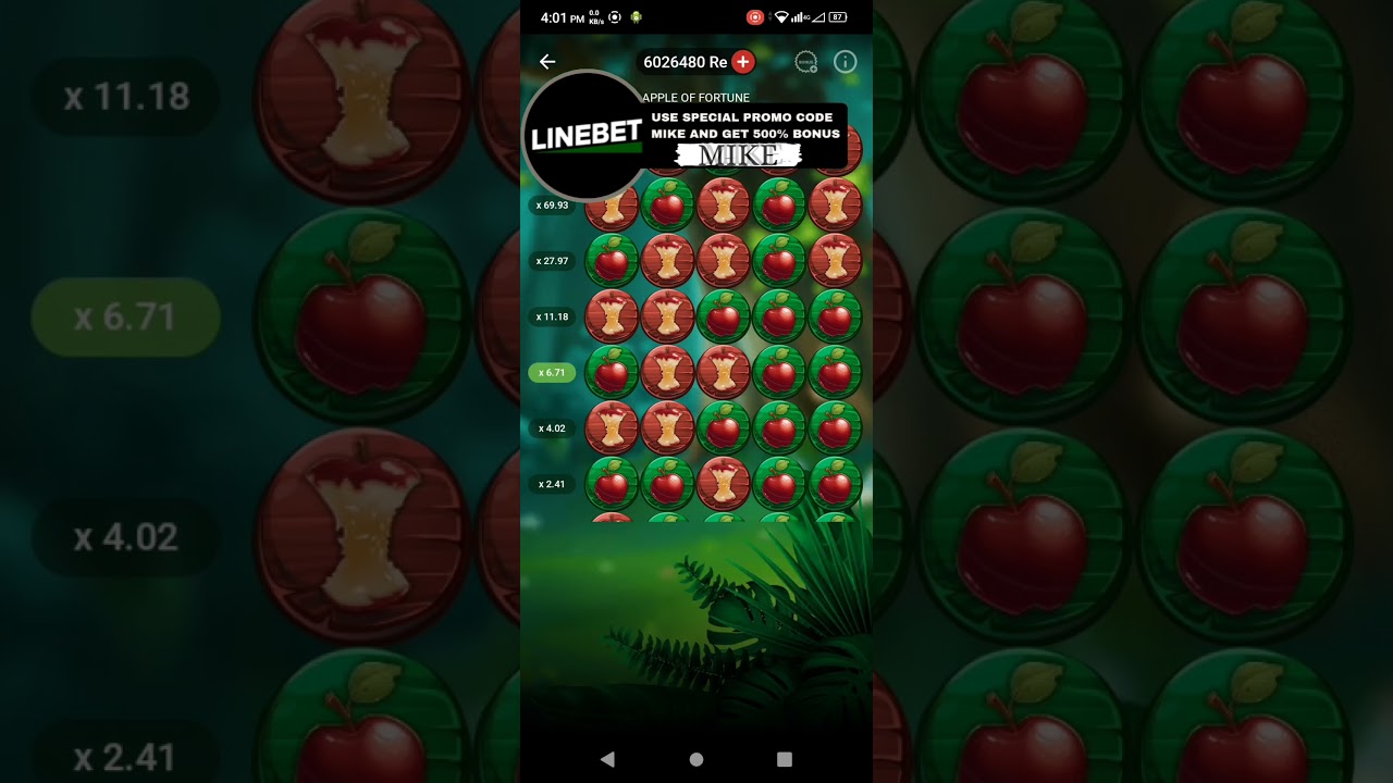 Megapari apple of fortune winning tricks and tips strategy? Use special promo code MIKE for winning