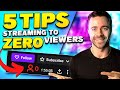 How to Fill Silence Streaming to 0 Viewers