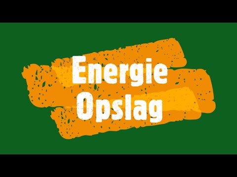 Video: Opslag Van Elektrische Energie Met Technisch Ontwikkelde Systemen