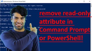 How to remove read-only attribute in Command Prompt