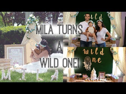First Birthday Party | Mila turns a WILD ONE : Boho Theme