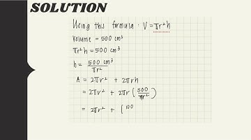 MAT 183 VIDEO ASSIGNMENT: APPLICATION OF DIFFERENTIATION (APPLIED MAXIMUM AND MINIMUM)