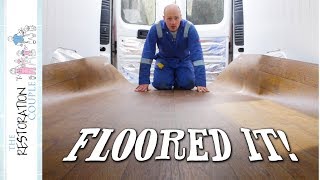 Fitting CAMPERVAN FLOORING | TRC Van Conversion 18.0