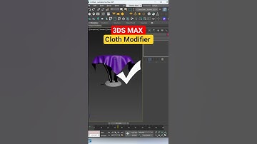 ✅ Table Cloth in 3ds Max | Cloth Modifier Tutorial 🪄 | Quick Tip