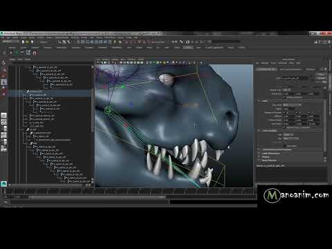 Maya tutorial  - quadruped rigging pt11 Combining modules pt2 1080p