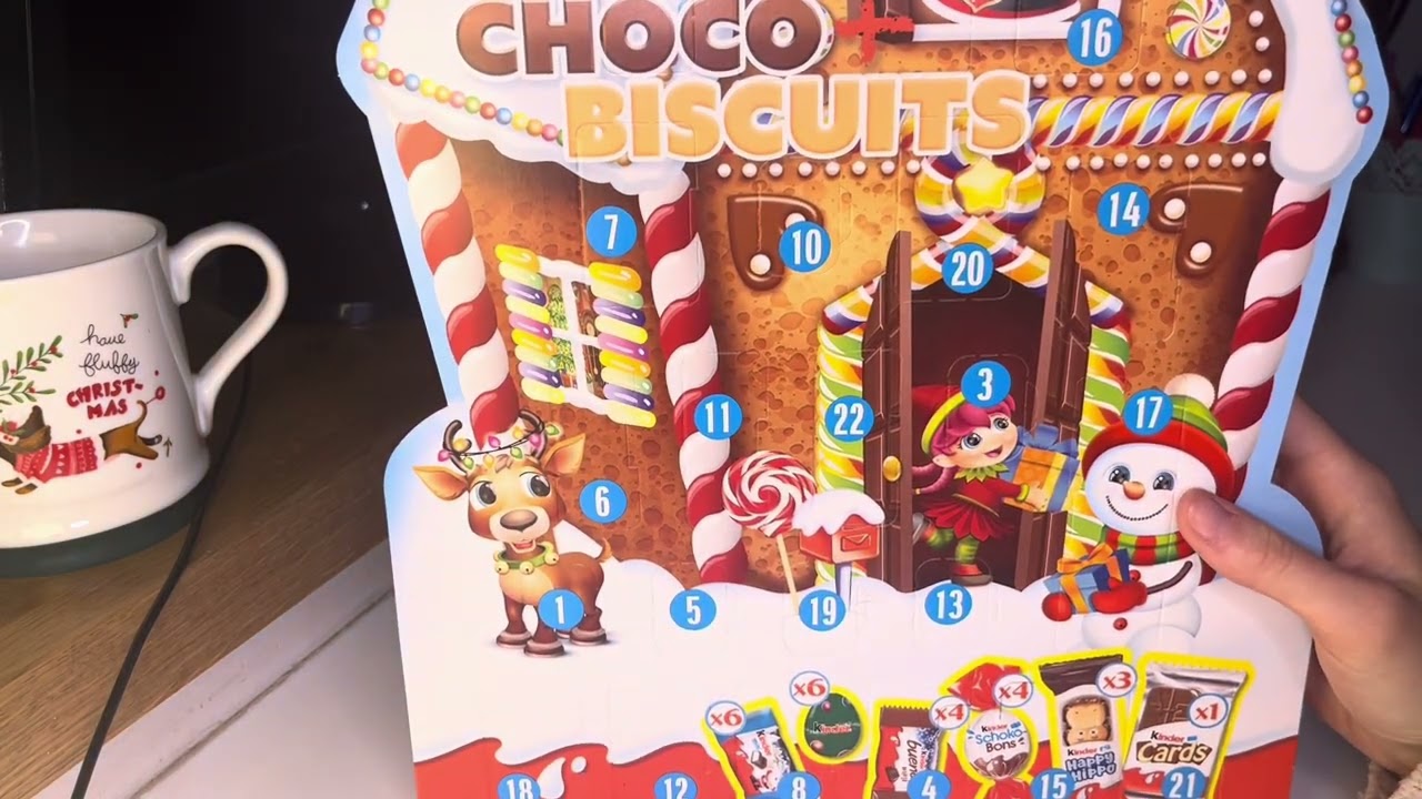 ASMR MOJE KALENDARZE ADWENTOWE 🎄 OTWIERAMY OKIENKA ⭐️