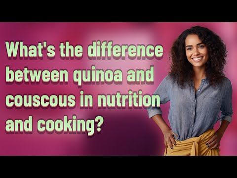 Difference In Quinoa And Couscous