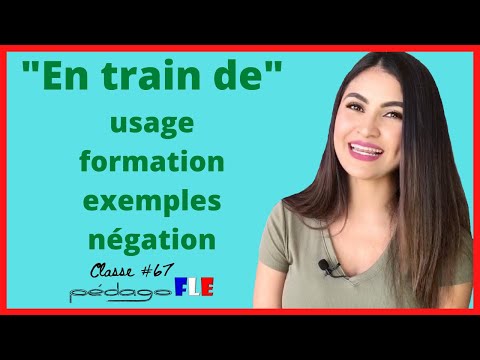 ðĩ" En train de " en FrancÃĐs Presente continuo - Clase 67