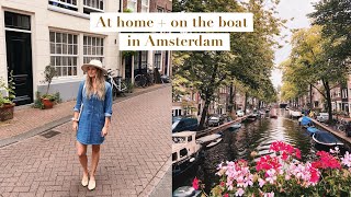 A FEW DAYS IN AMSTERDAM | AT HOME + ON THE BOAT | ANDREA CLARE