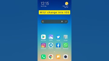 Xiaomi MiUi change into iphone IOS🔥😲|| #shorts