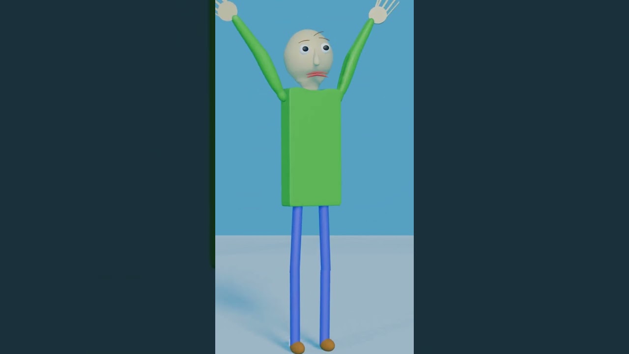 Baldi is stuck, But with extra keyframes! (animation test) 