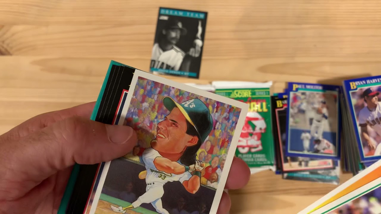 1991 Score Baseball Cards Hunting for Mantle! ft Doug Jones YouTube
