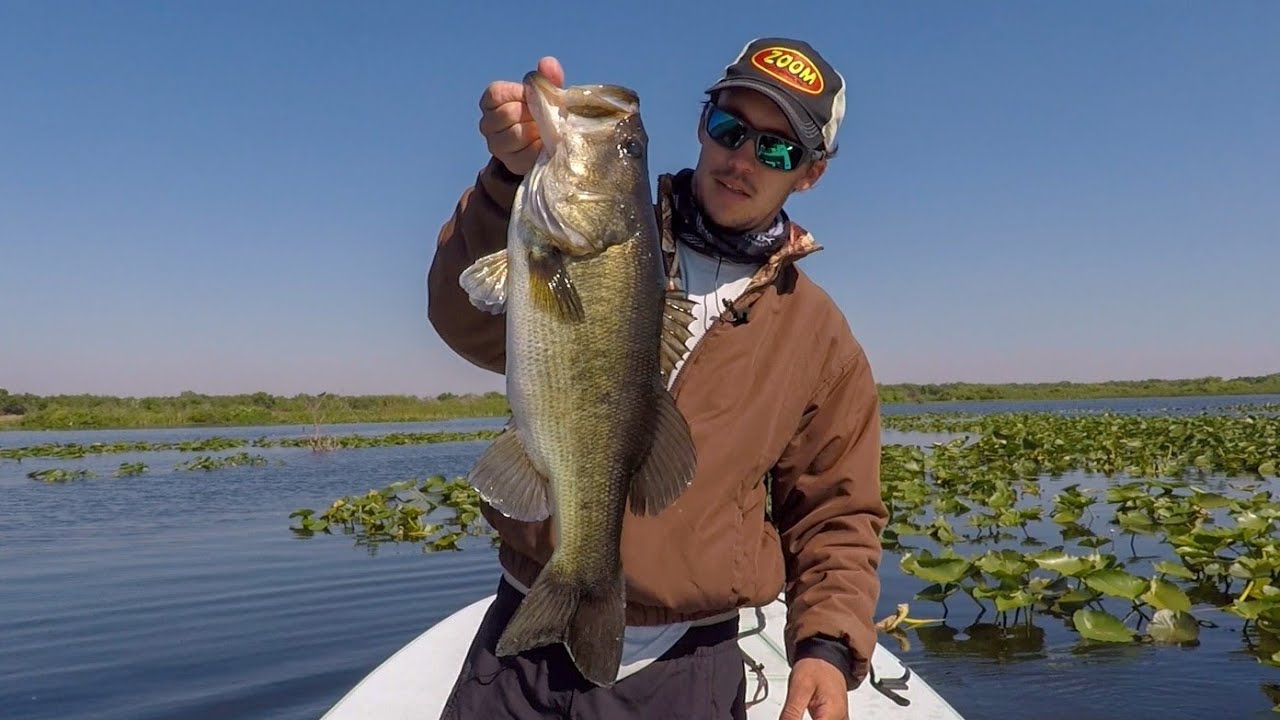 Hopefully this is the last cold front of the year! Bass fishing Lake Kissimmee