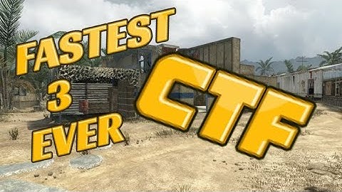 FASTEST 3 Captures FLAWLESS (2:00) on Black Ops 1 Capture The Flag