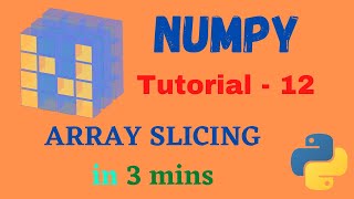 Famous Numpy Tutorial - 12 || Numpy Array Slicing Profile