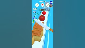 ASMR Cutting Vegetable Gaming Videos Lvl-20 #asmr #slicer #gameplay #gaming #shorts #youtubeshorts