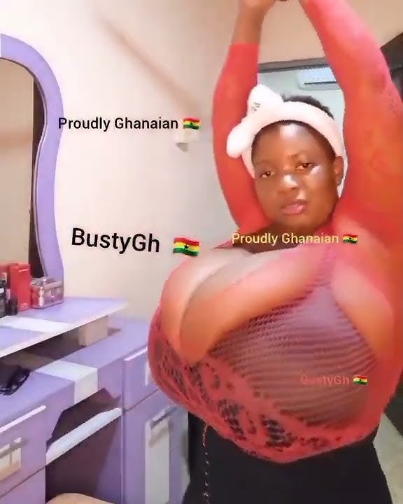 woman with big breast flaunts her melons