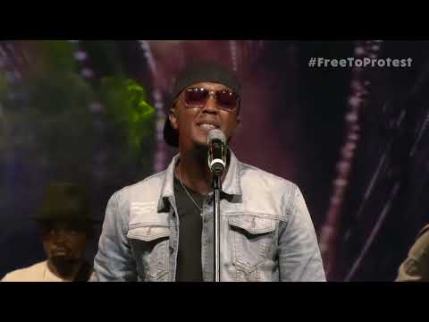 Gravitti Band and Wyre at Free to protest concert 