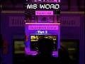 MS WORD Insert tab illustrationGroup(part 2)#msword #computer #knowledge #trending #shorts #ytshorts