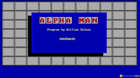 Alpha Man gameplay (PC Game, 1992)