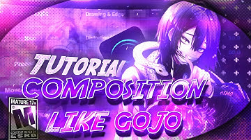 "COMPOSITION LIKE GOJO神"🔥 In ALIGHT MOTION TUTORIAL "EASY" Free Preset!!