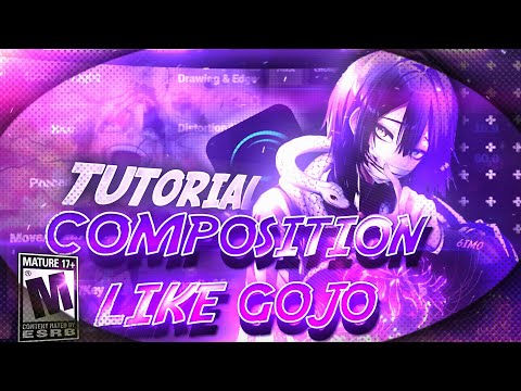 "COMPOSITION LIKE GOJO神"🔥 In ALIGHT MOTION TUTORIAL "EASY" Free Preset!!
