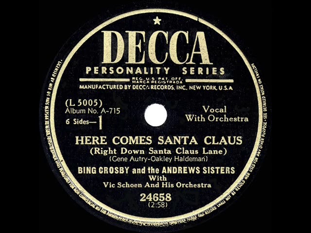 Crosby Bing - Here Comes Santa Claus