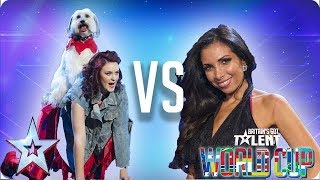 ashleigh pudsey vs francine lewis britains got talent world