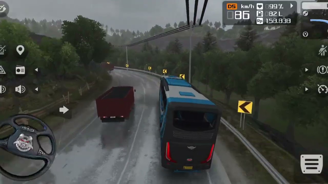 Indonesia Coach bus driving | Euro bus simulator 2025 Android gameplay #game 1 Part 1030