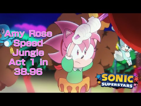 Amy Rose - Speed Jungle Zone Act 1 IL in 38.96 (Sonic