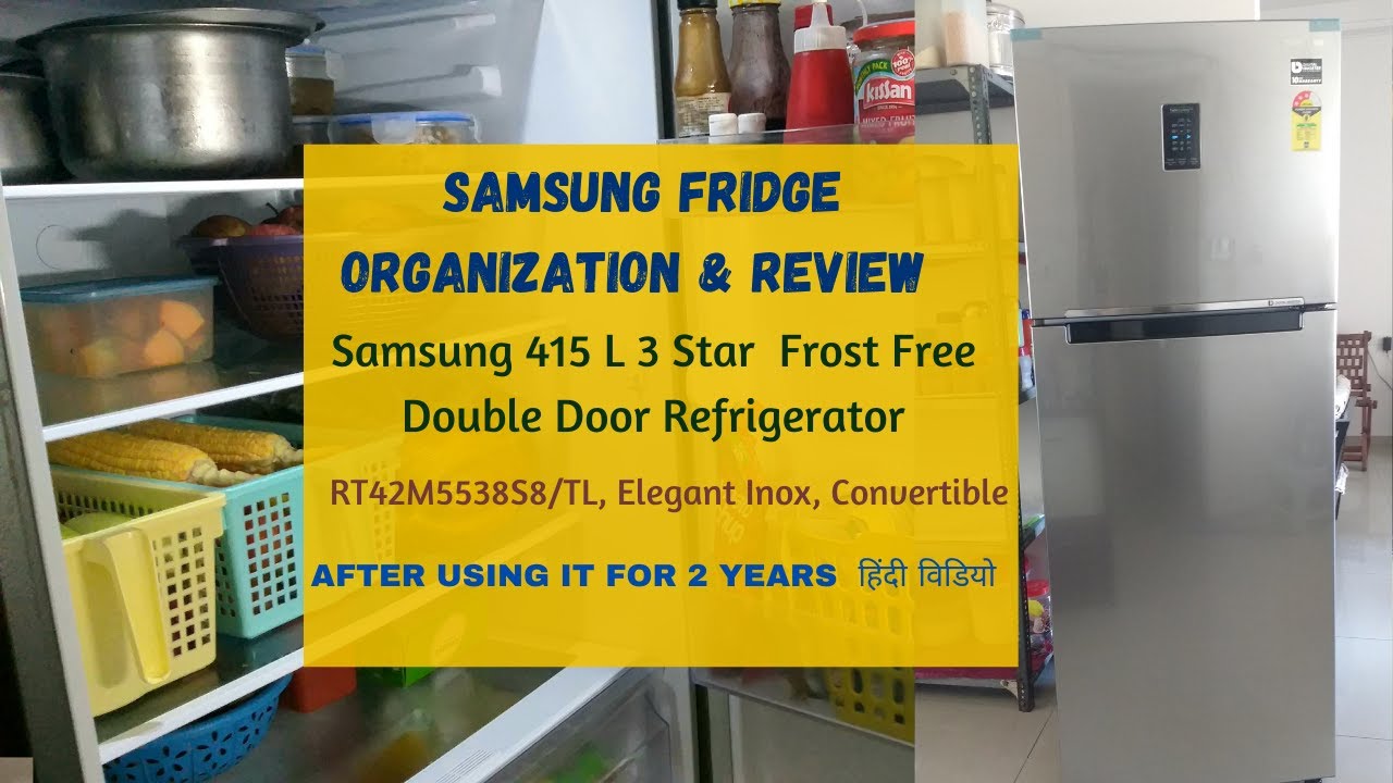 New Samsung RT51C Black Smart Refrigerator 465 Liter