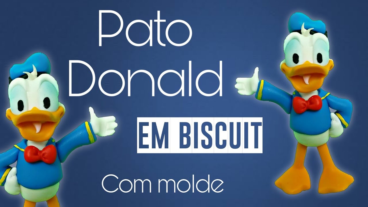 Pato Donald em Biscuit |Demonstração molde Casal de patos | Simone Moldes | Coleção Pierre Marinho