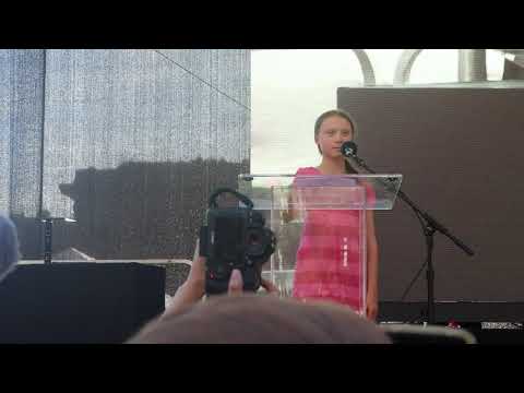 Greta Thunberg Climate Strike Speech NYC Sept. 20th 2019 (Part 2)