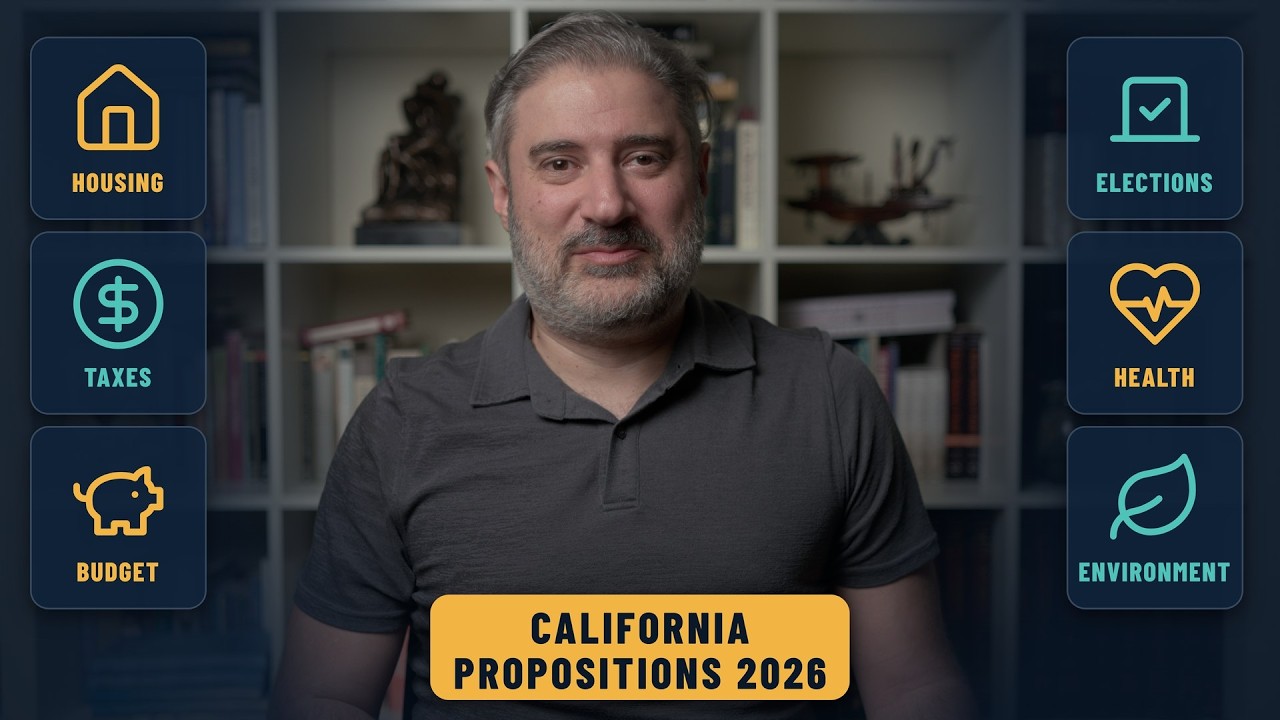 Thumbnail for the video Every 2026 California Proposition Explained in 18 Minutes.
