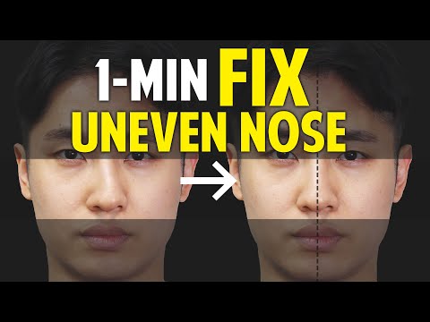 Video: 3 Ways to Fix a Crooked Nose