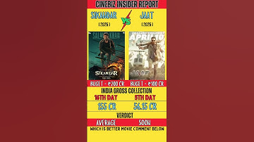 Jaat VS Sikander Movie Box Office Collection| Jaat Day 5 & Sikander Day 16 - Collection #bollywood