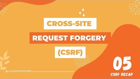 Cross-Site Request Forgery | Introduction to Bug Bounty Hunting |Recap #bugbountyhunter #freecourse