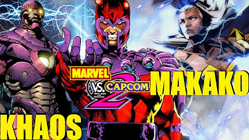 MvC2 Mvci Umvc3 Khaos (K1 Berserker) vs Makako (PS3)