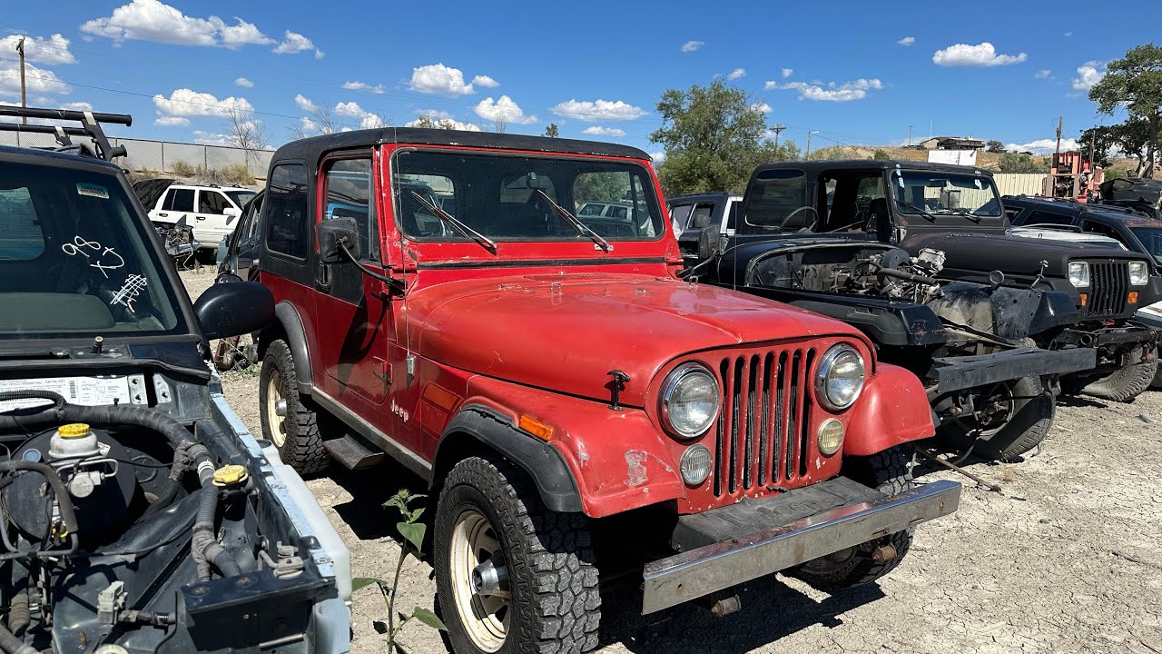 Jeep CJ7 Full Tear Down Part Out Good Tub Frame Other Wrangler YJ TJ JK