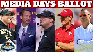 Mike's SEC Media Days Ballot REVEAL 2026