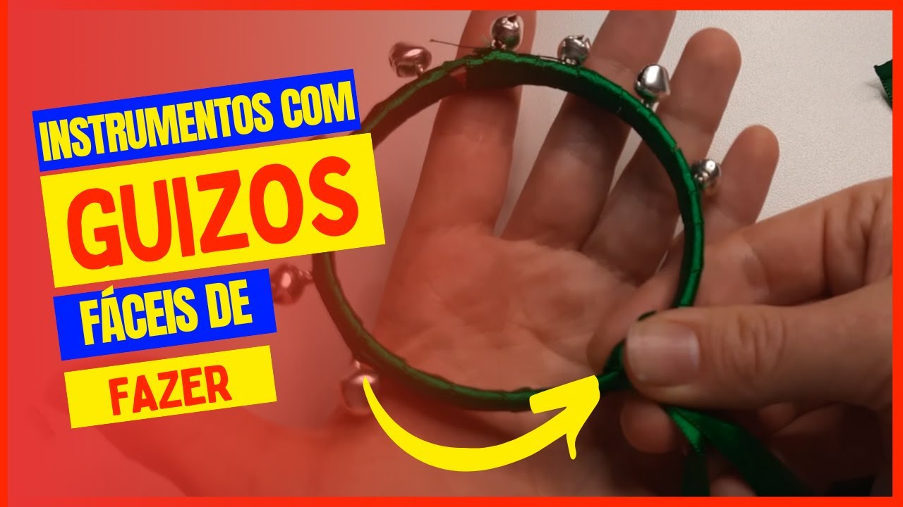 Dois Instrumentos com Guizos #reciclagem - YouTube