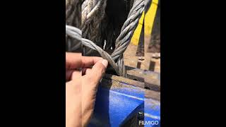 basic splicing tutorial of wire sling 😁😁😁