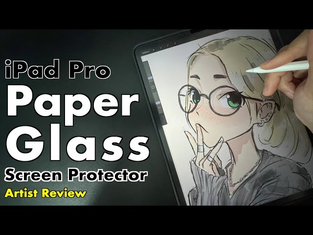 KCT Paperfeel Glass Screen Protector for iPad Pro | Artist Review