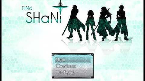 Find Shani: Mock-Up Title Screen & Game Over Screen